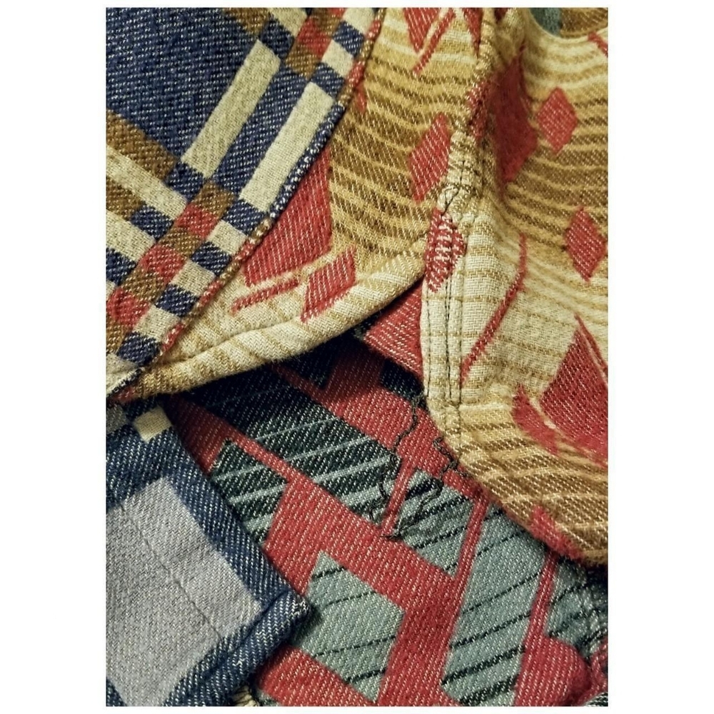 DOUBLE RL RALPH LAUREN RRL LIMITED EDITION PATCHWORK SHIRT- MEN'S SIZE XLARGE - Picture 7 of 8